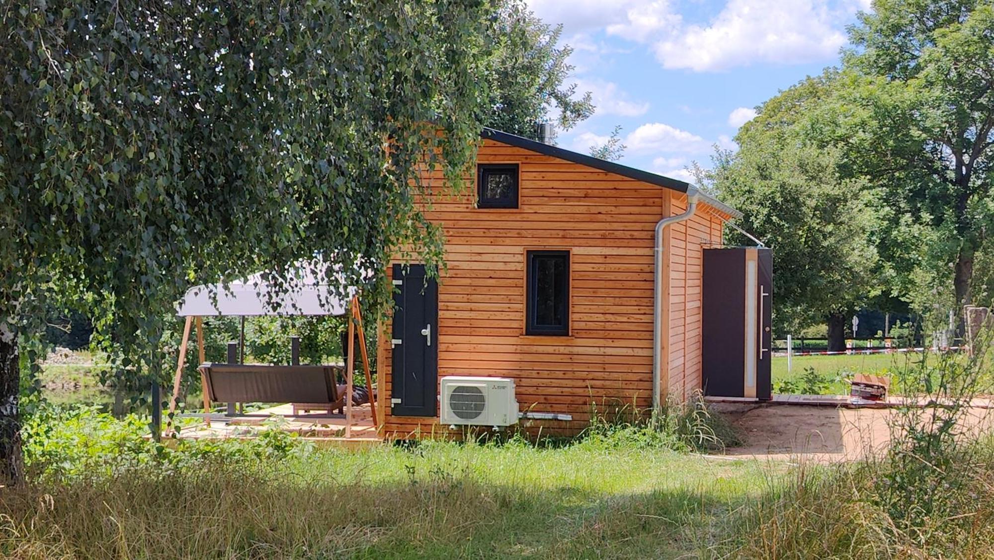 Tinyhousebeidresden 3 Fuer 2 - 7 Personen, Naehe Saechsische Schweiz, Dresden, Mit Badeteich Villa Großharthau Dış mekan fotoğraf